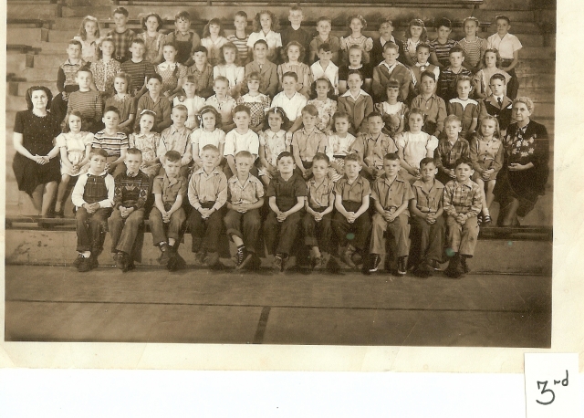 1947 - 1948 3rd Grade Teachers Mrs. Stone Mrs. Sublette Barb New Smith not in this picture had appendix out Submitted by Sonny Miller and Barb New Smith
