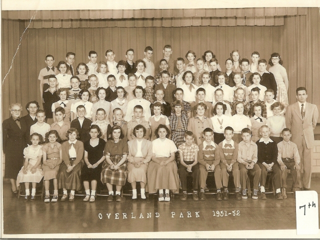 1951 - 1952 7th Grade Submitted by Sonny Miller and Barb New Smith