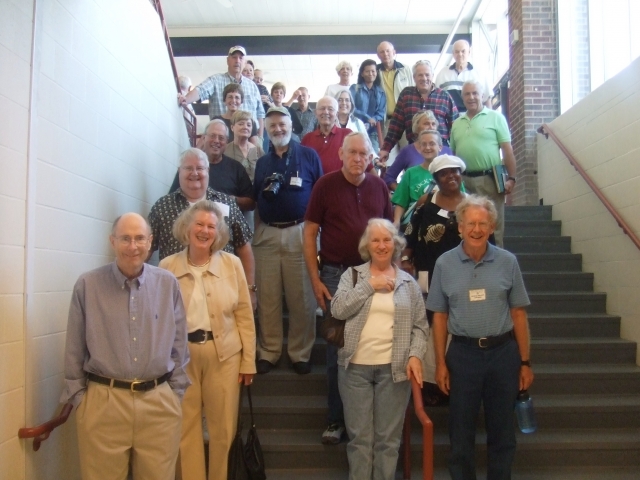 1957 Classmates on the Shawnee Mission Tour. Taken by Cindy Hedrick